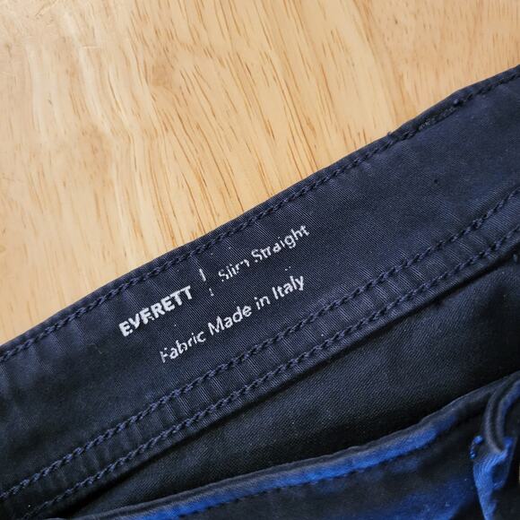 AG Adriano Goldschmied Everett Slim Straight Black 38x32 Jeans - Picture 7 of 16